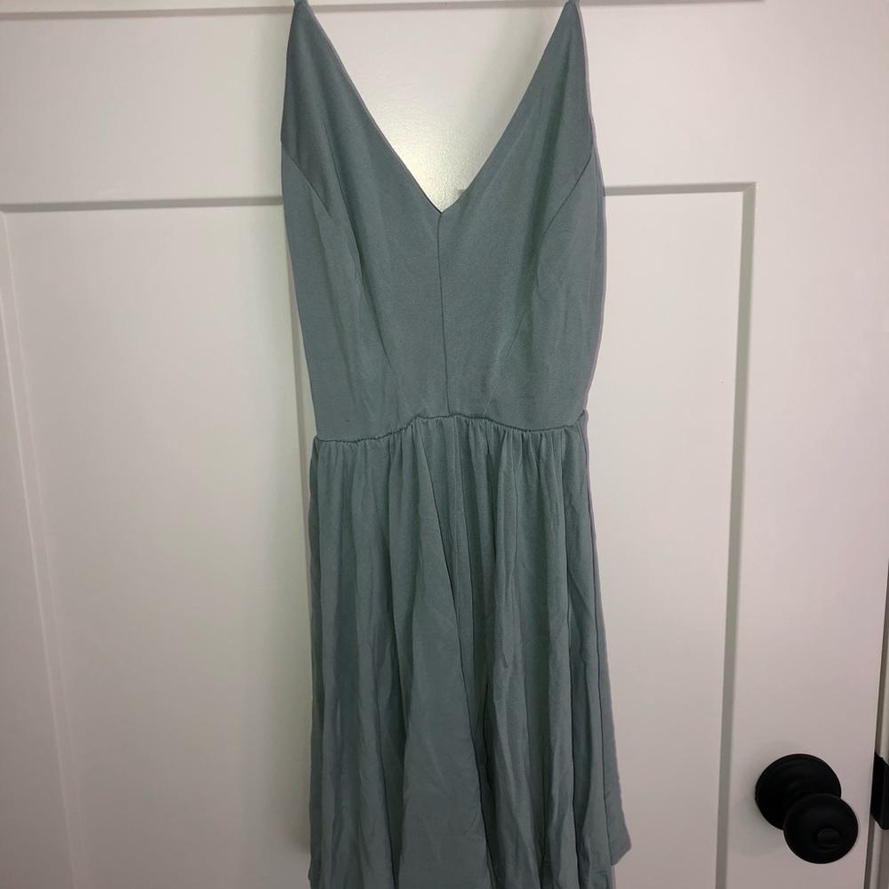 Sage urban outfitters romper!